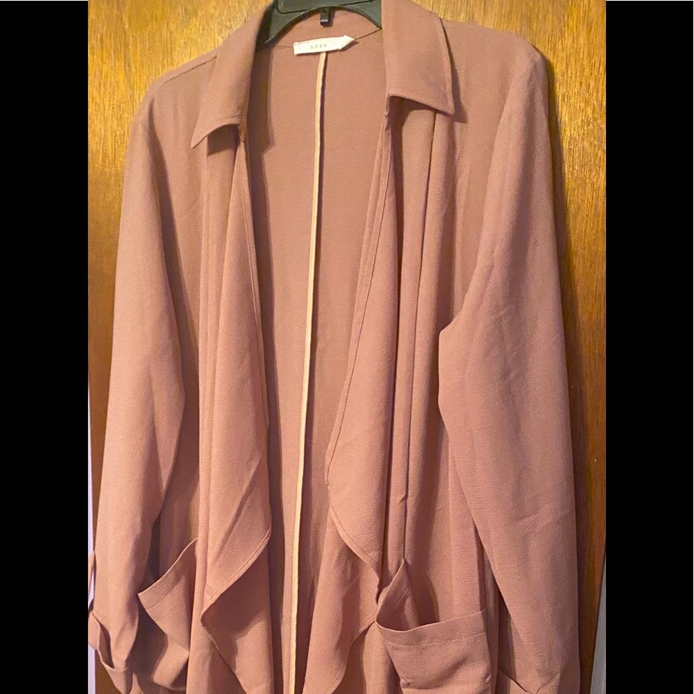 Lush light pink cardigan